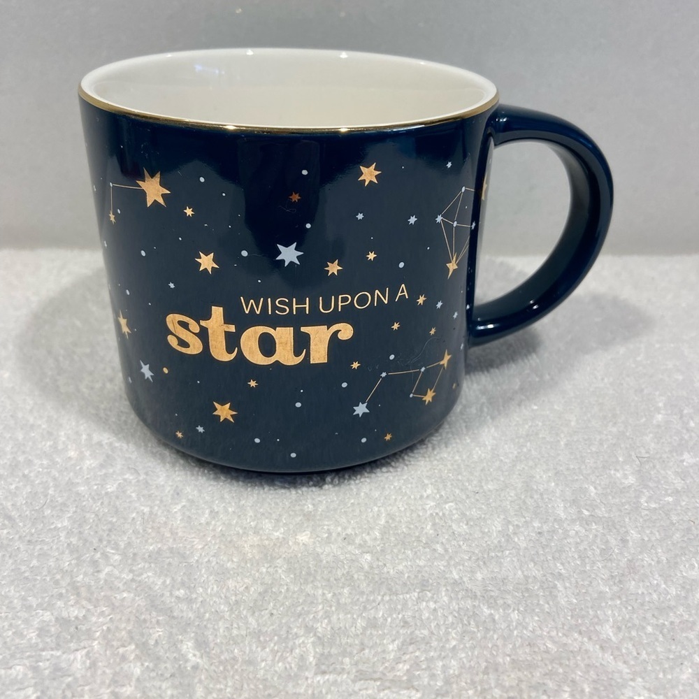 Midnight Blue David’s Tea Mug Cup - Wish Upon A Star